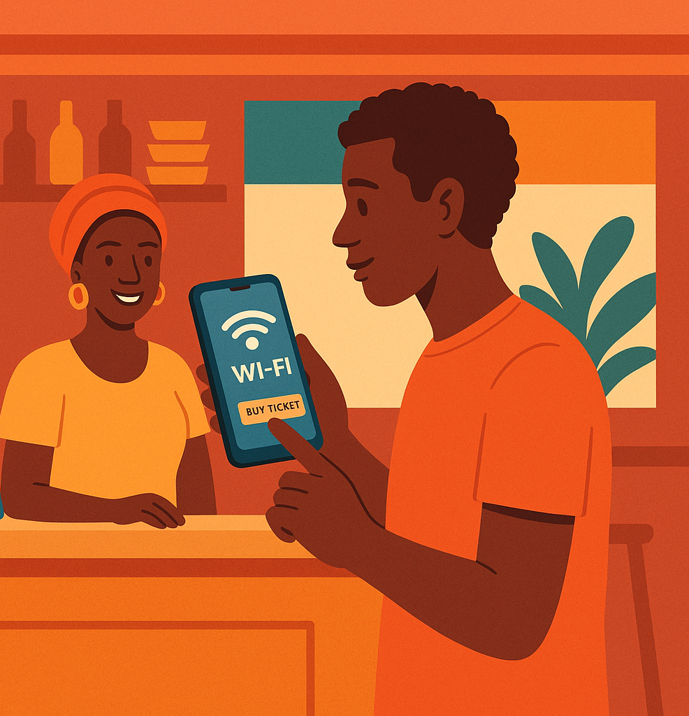 Propriétaire gérant sa Wi-Fi Zone